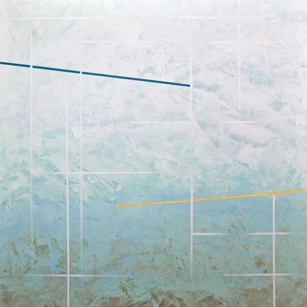 "Will That Moment Ever Come Again?", 36x36 Acrylic on canvas // Jackie Sanders