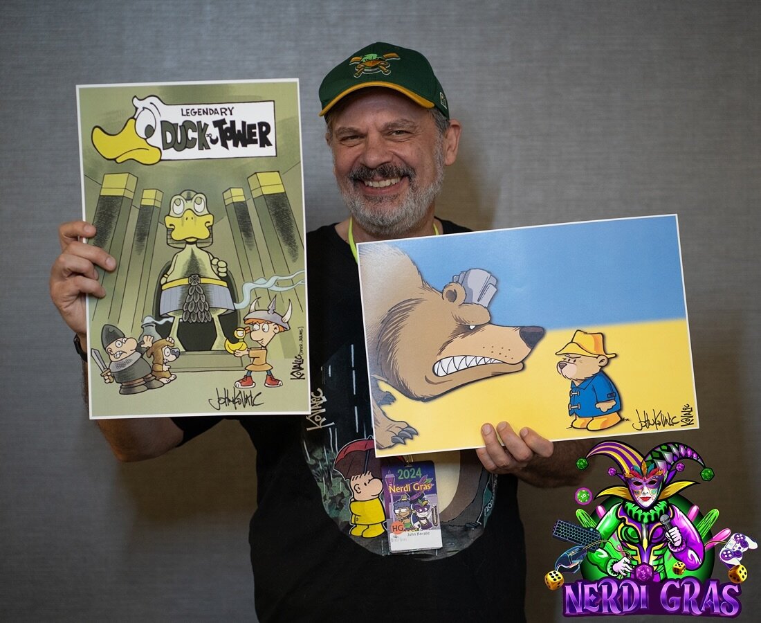 Be sure to check out our silent auction located in the vendors room, featuring original forthcoming artwork for the Steve Jackson game munchkin and there are many other pieces available from the vendors as well, proceeds go to American Heart Associat
