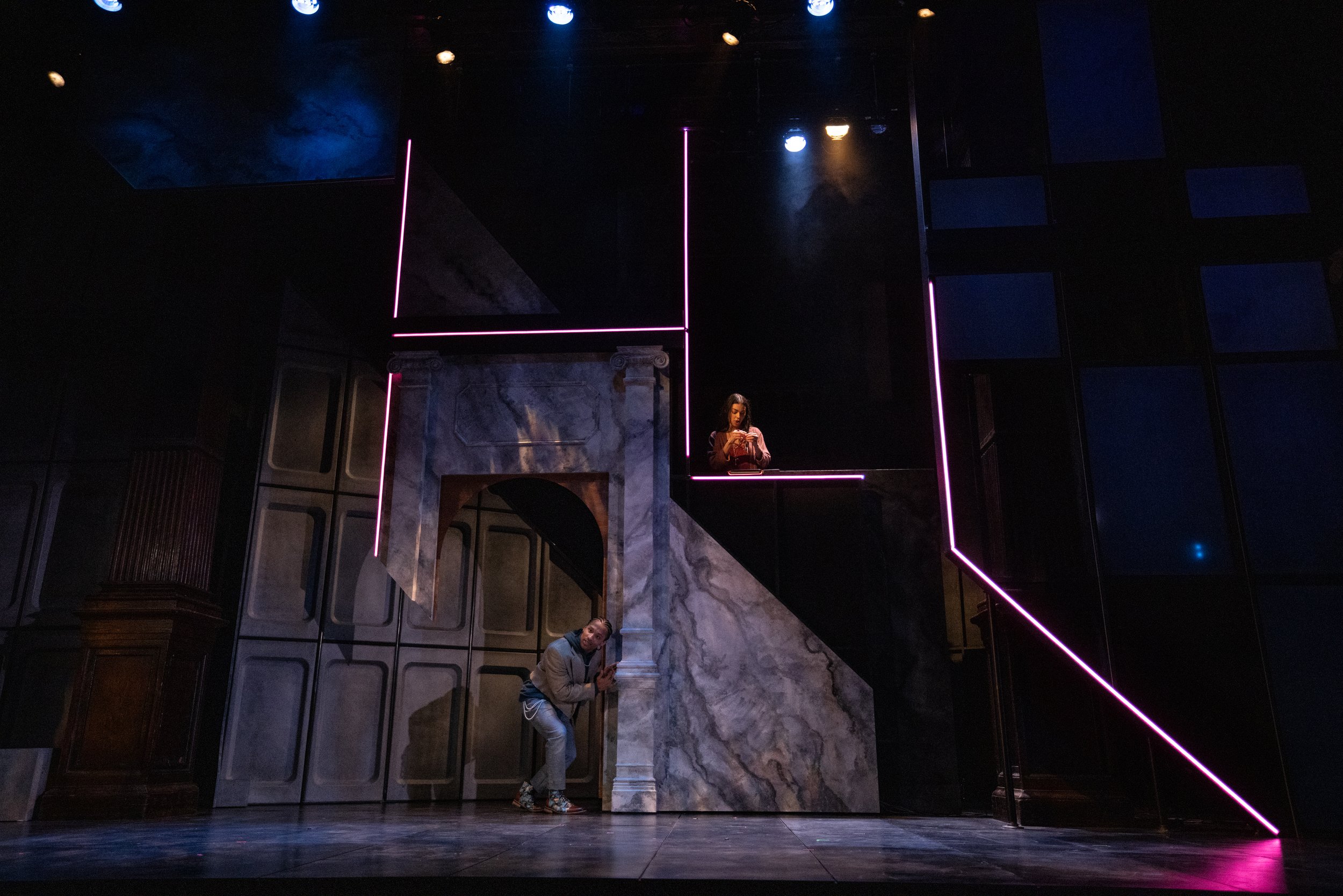 Cole Taylor (Romeo), Caro Reyes Riveran (Juliet)