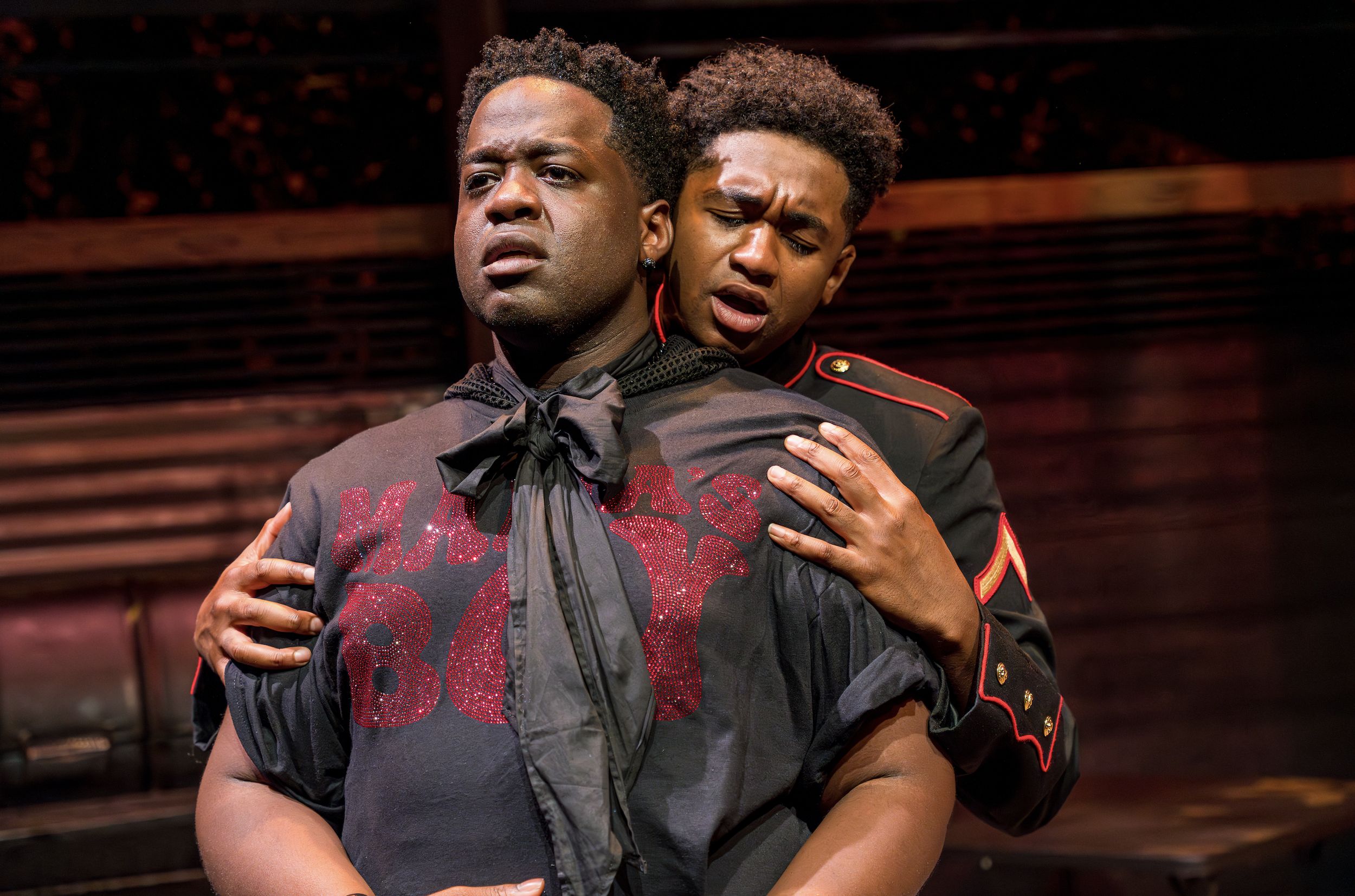 Deimoni Brewington (Juicy), Mykail Cooley (Larry)