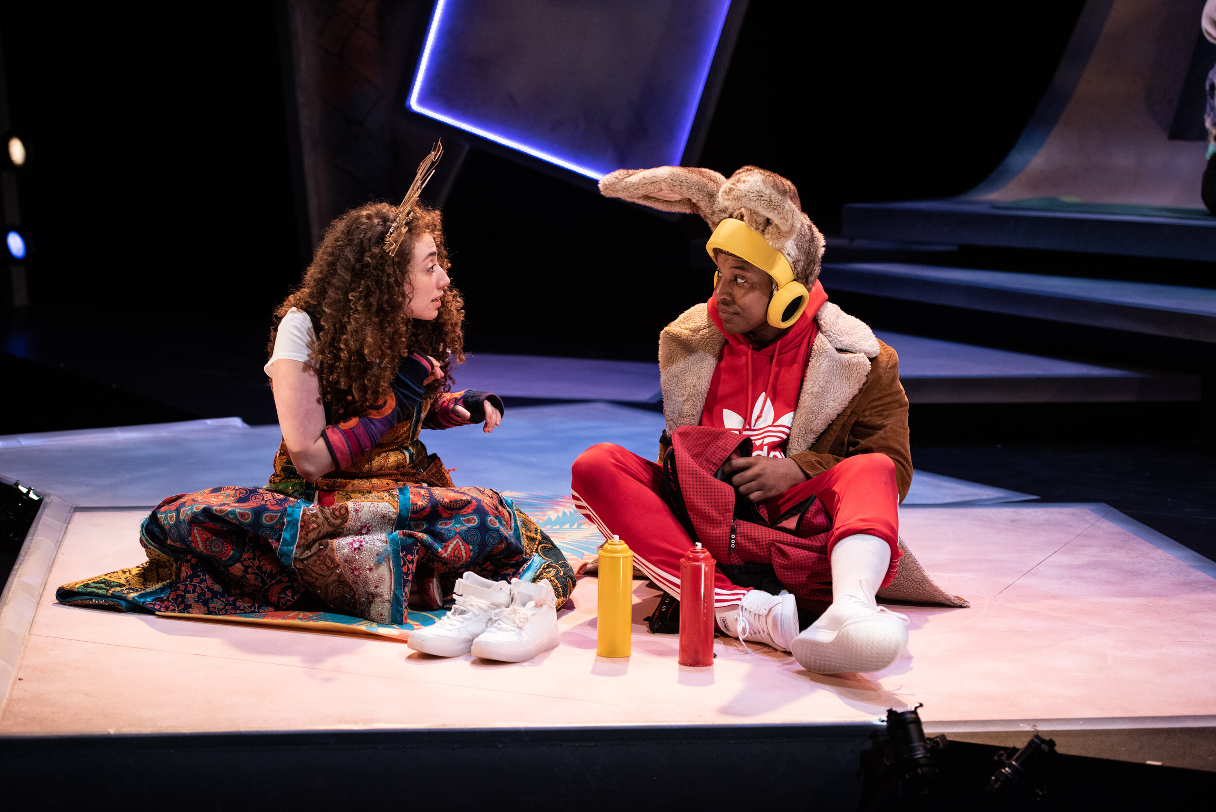 (left to right) Melissa Carter (Sky God), Gary L. Perkins III (Zomo)