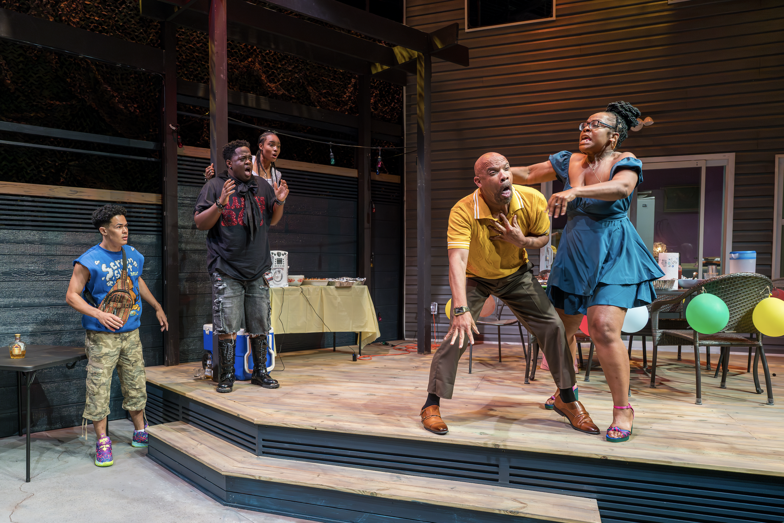 Julen Barini-Brown (Tio), Deimoni Brewington (Juicy), Jai Shanae (Opal), Jefferson A. Russell (Rev), Janelle Richardson (Tedra)