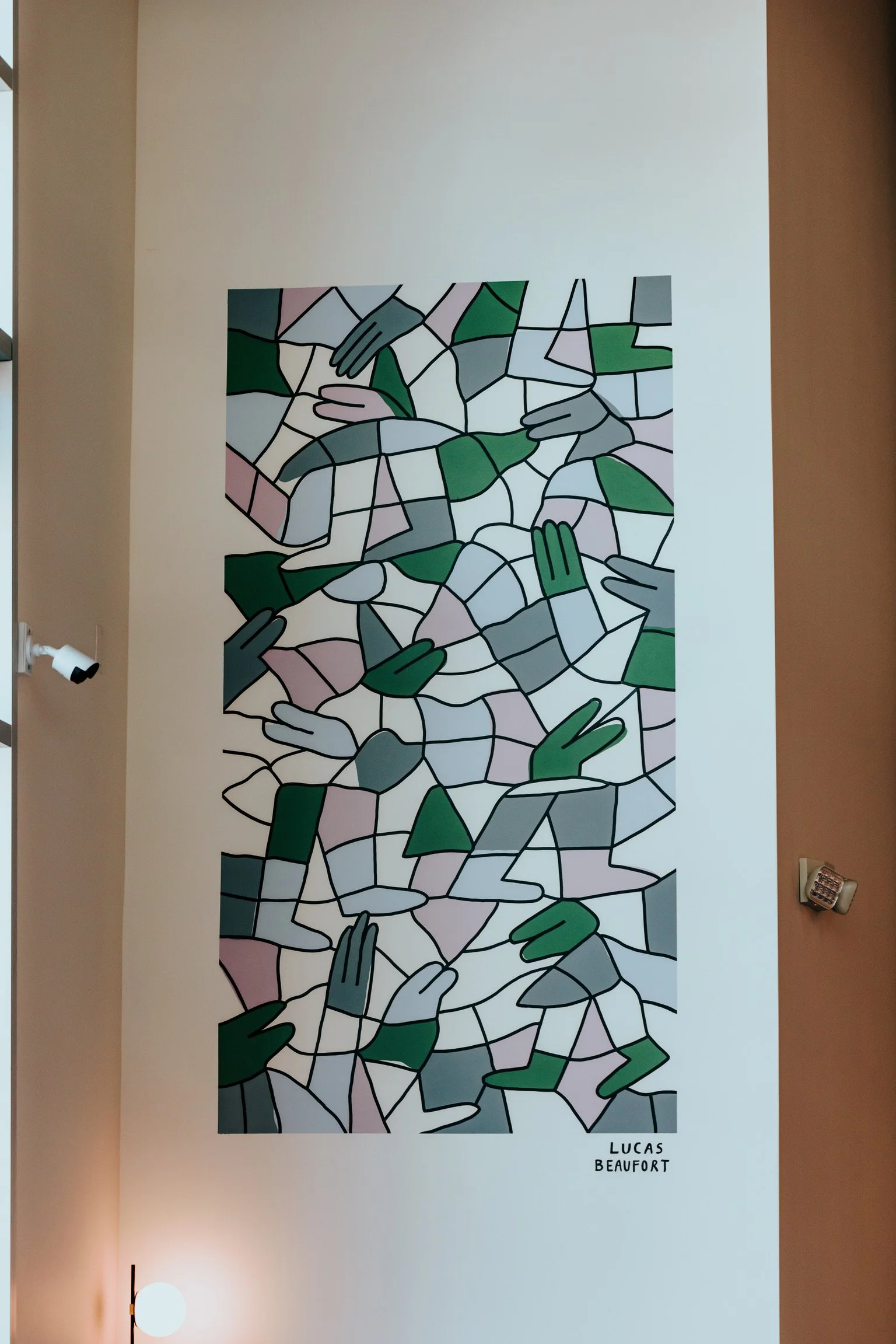 Lucas Beaufort Mural at Ten Cafe by Bar Nine in Marina del Rey