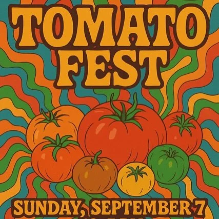This Sunday our monthly farmers market returns—with a twist! 🍅
Join us for Market in the Meadow: TOMATO FEST, a full-on celebration of the ubiquitous tomato.
Sip on Mexican Lager Micheladas, snack on tomato-inspired specials from @thedumpling
