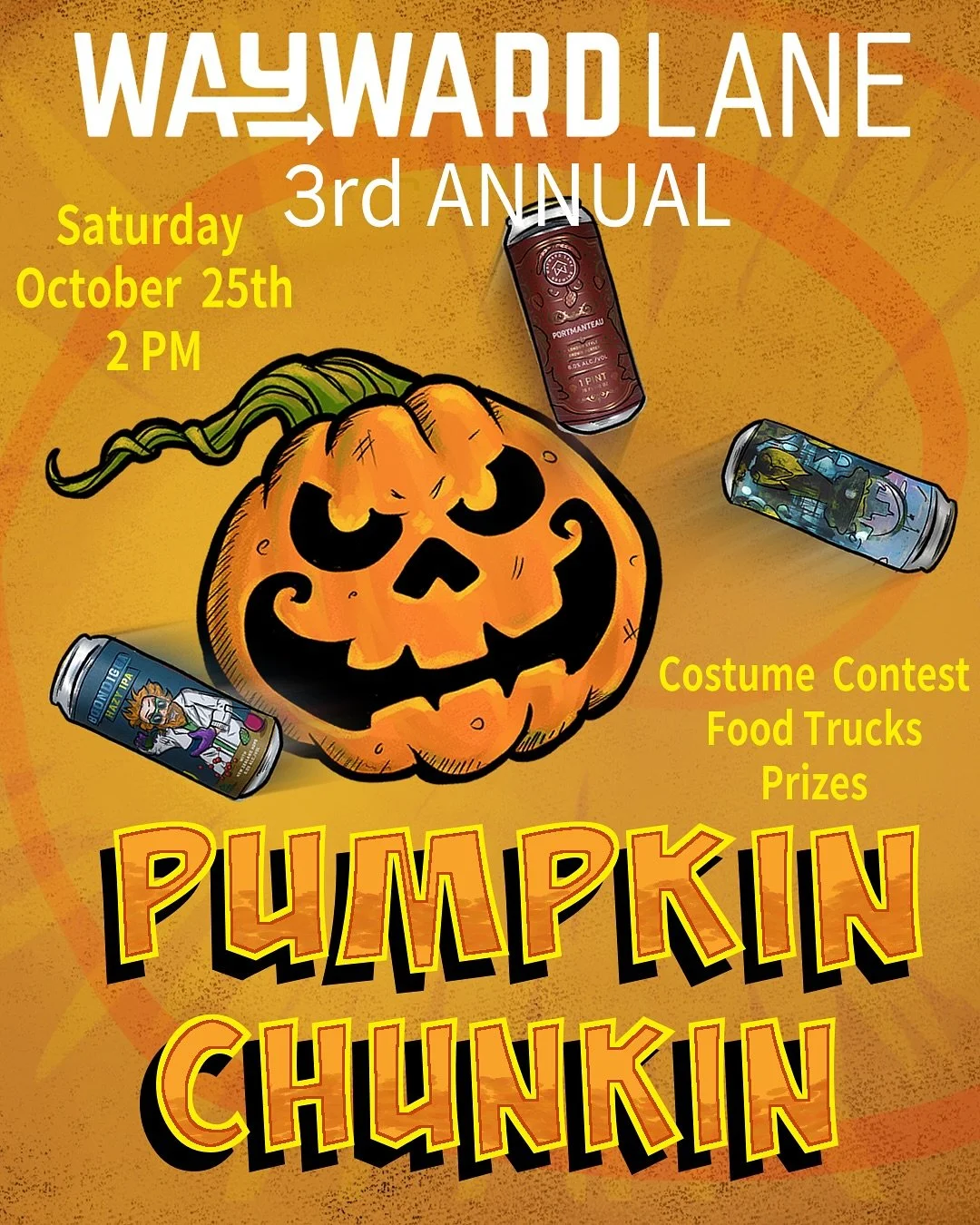 🎃 One of our favorite events of the year returns this Saturday — Pumpkin Chunkin’!
At 2 PM, Erik — Lord of the Launch himself — will once again awaken the trebuchet and send pumpkins soaring across the Bier Meadow.
Costumes