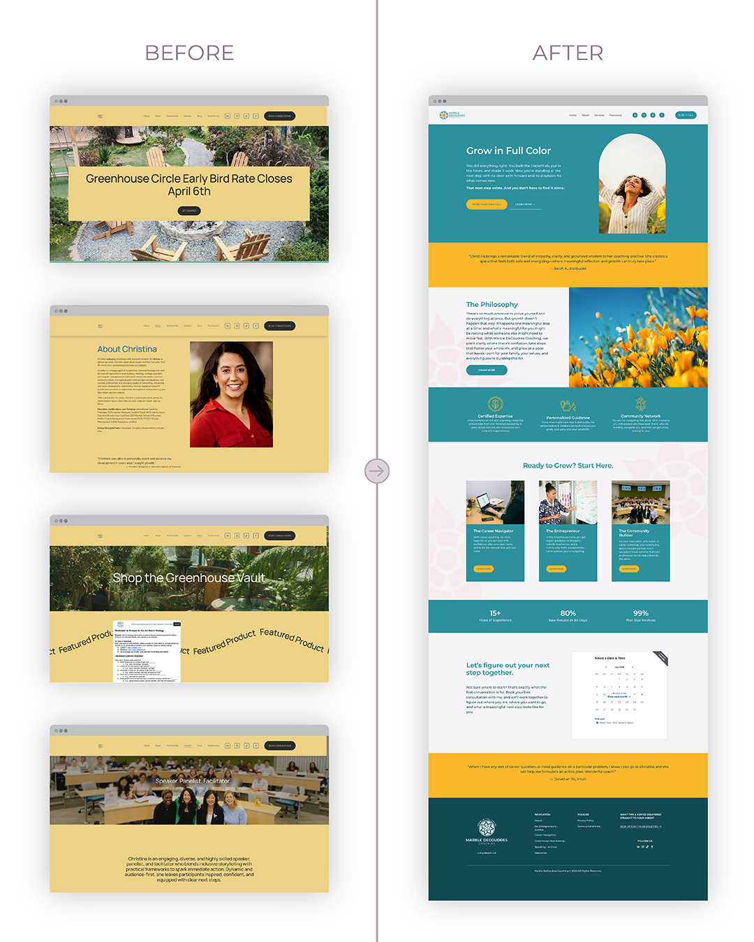 Website Before & After