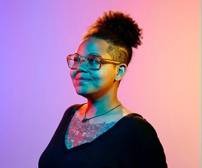 Je Amaechi, M.A. is an organizer, futurist, and healer whose work centers on building liberatory futures through community organizing, political education, and collective care. For nearly a decade, she has led community-centered campaigns, built coal