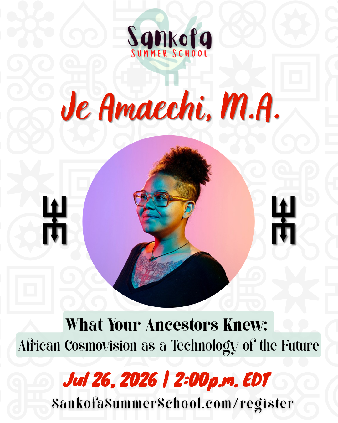 What Your Ancestors Knew: African Cosmovision as a Technology of the Future (PWYC)
