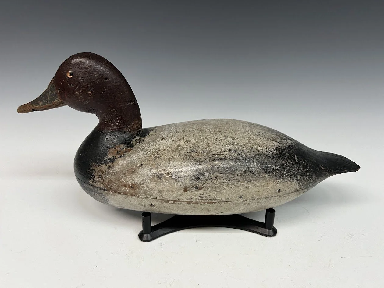 Decoy Robert Elliston Redhead Drake Vintage Decoy For Sale — West Coast