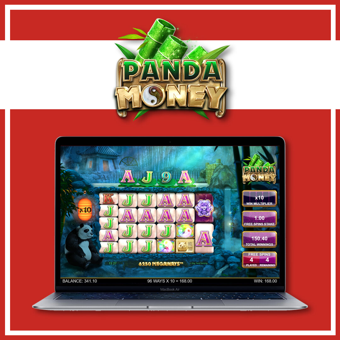 Panda-monium awaits in Panda Money! 🐼 #bigtimegaming #pandamoney #megaways