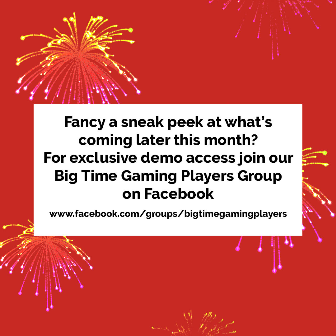 Join our FB group for a sneak peek at our upcoming release! 👀 #bigtimegaming #fireworksmegaways