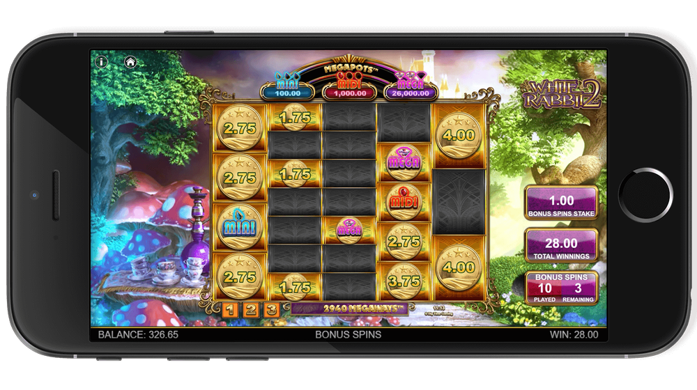 Exempel på Rabbit-inspirerad slot med rullande hjul och bonusfunktioner