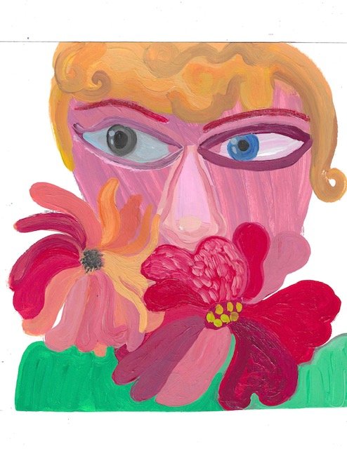 sniffing spring acrylics on paper .jpeg