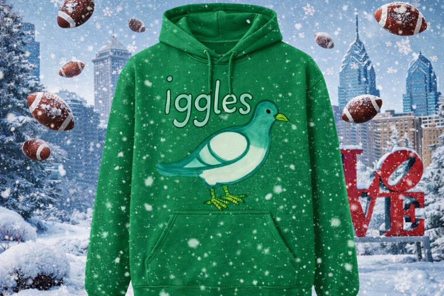 Iggles Pigeon Hoodie