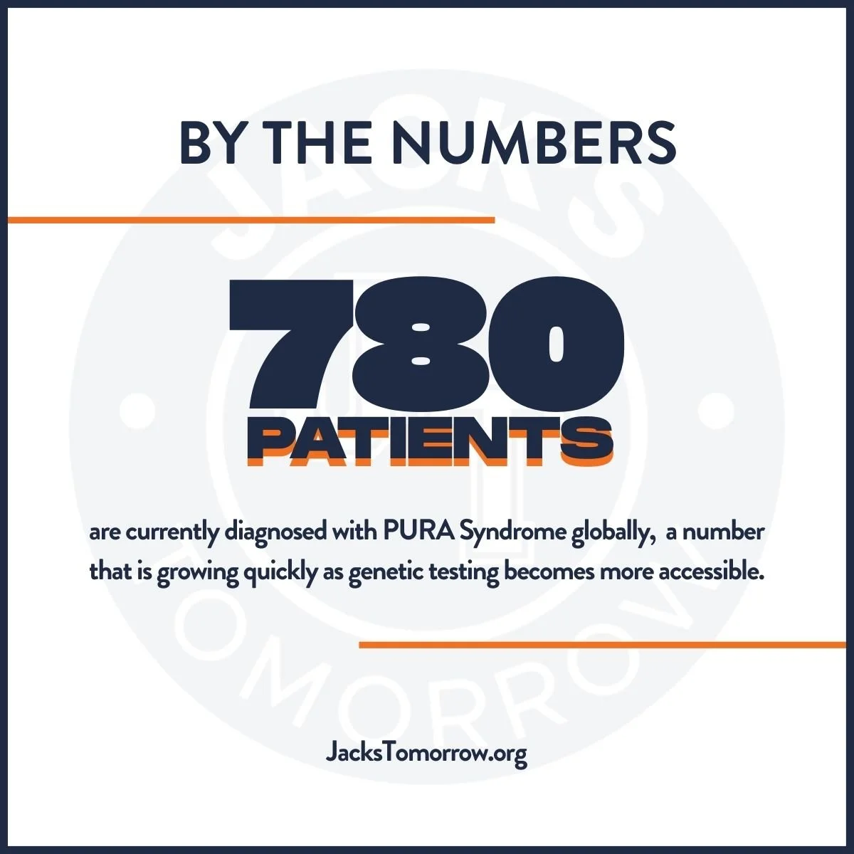 Since Jack’s diagnosis in 2019, the number of known patients with PURA Syndrome has grown from 250 to 780 worldwide. This rise isn’t just numbers—it reflects an increase in the accessibility of genetic testing.
Learn more about PUR