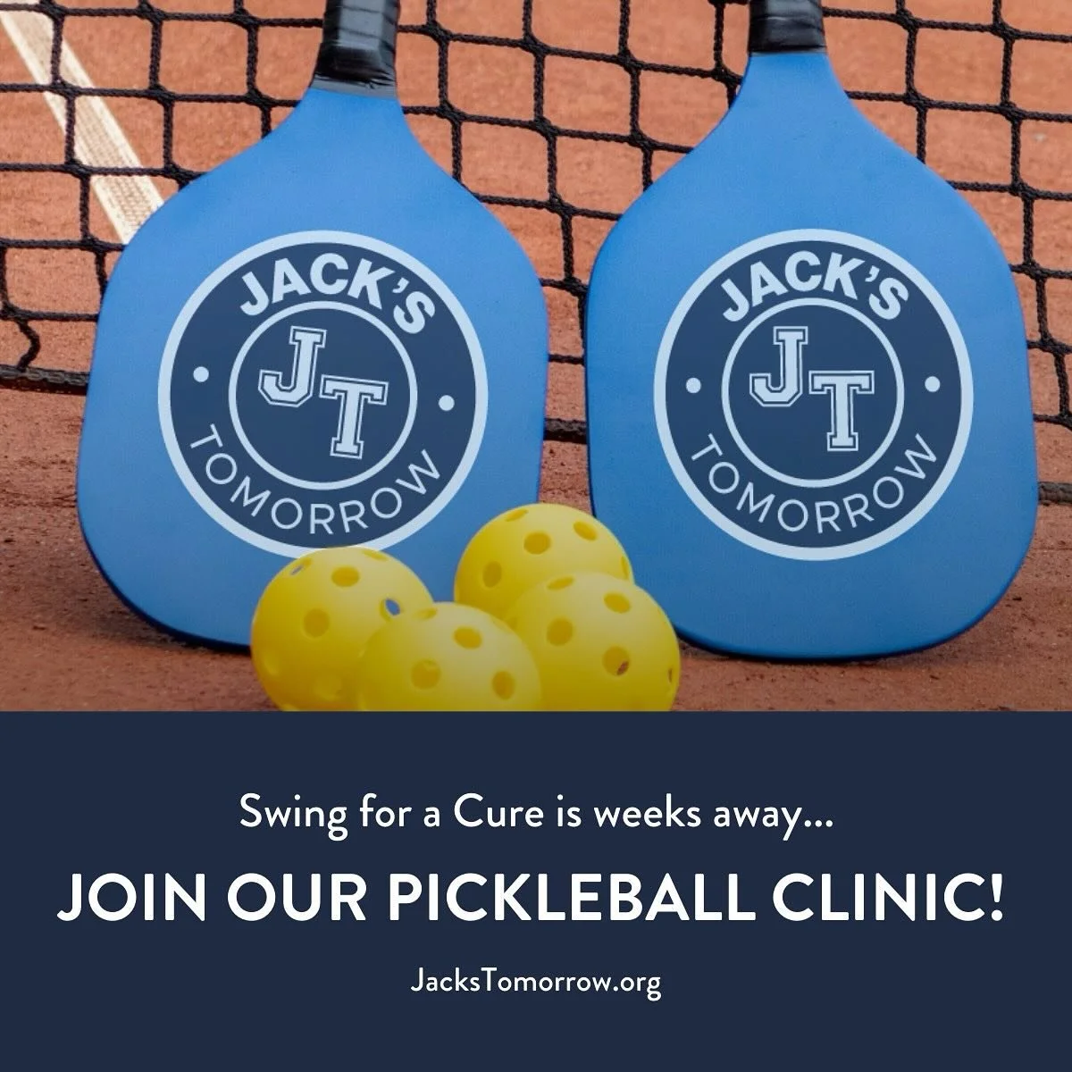 🏌️‍♂️🏓 **SWING FOR A CURE** 🏓🏌️‍♀️
*September 25th*
Join us for an incredible day of golf and pickleball, all for an amazing cause! 💙
🎟️ **Pickleball tickets still available!** Don’t miss your chance to serve up some fun while s