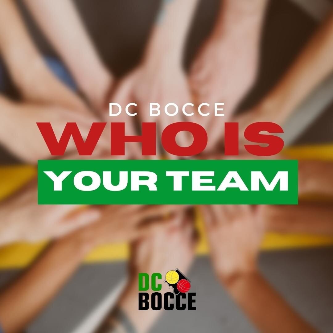 Tag who are your DC Bocce teammates for this upcoming season below, and start brainstorming team names! Not registered yet? Head to the link in profile!