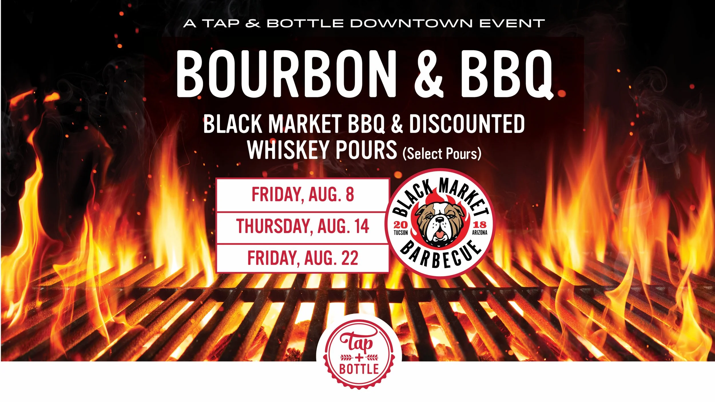 Bourbon & BBQ at T&B Downtown!