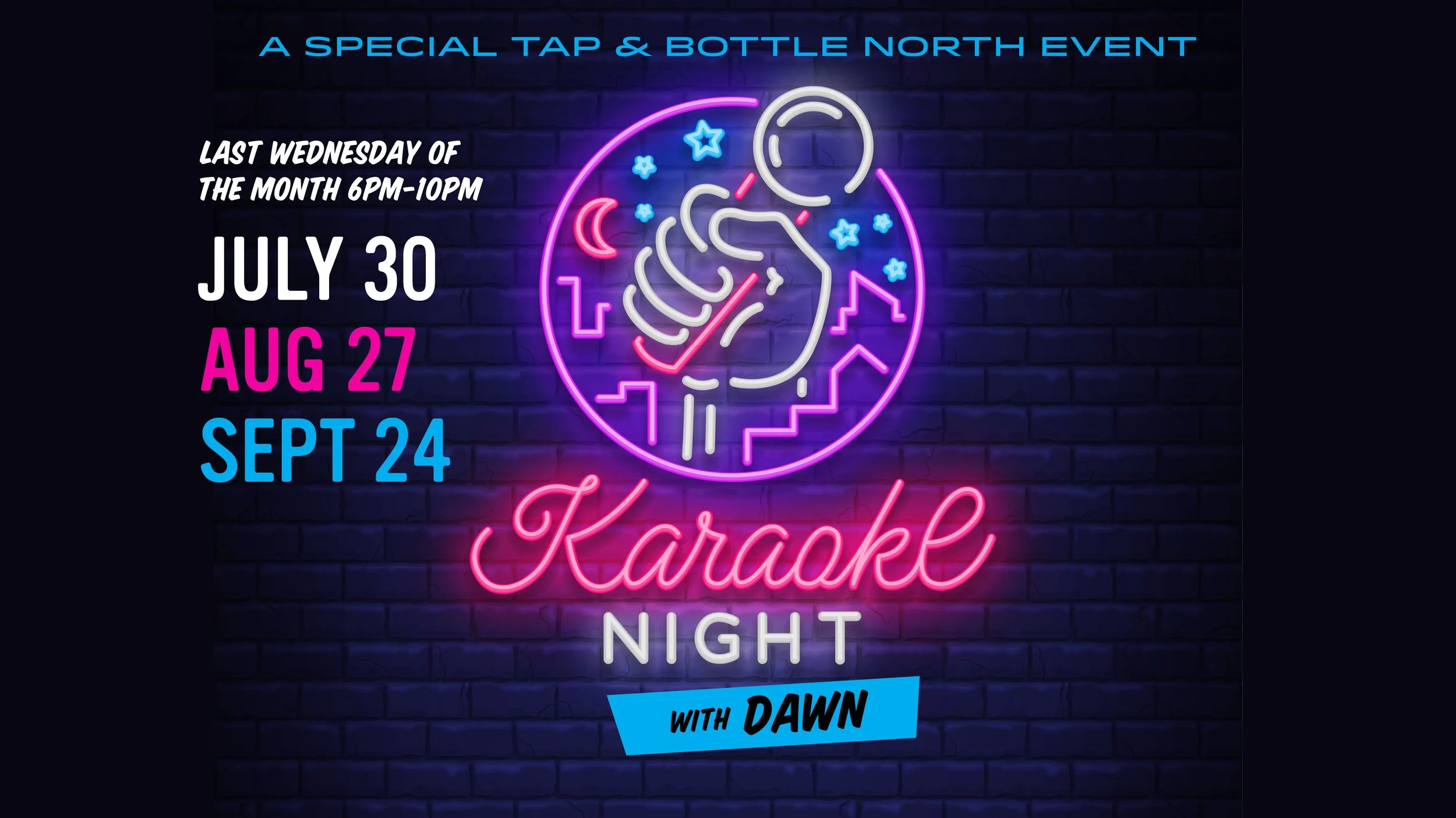 Karaoke Night with Dawn at T&B North!