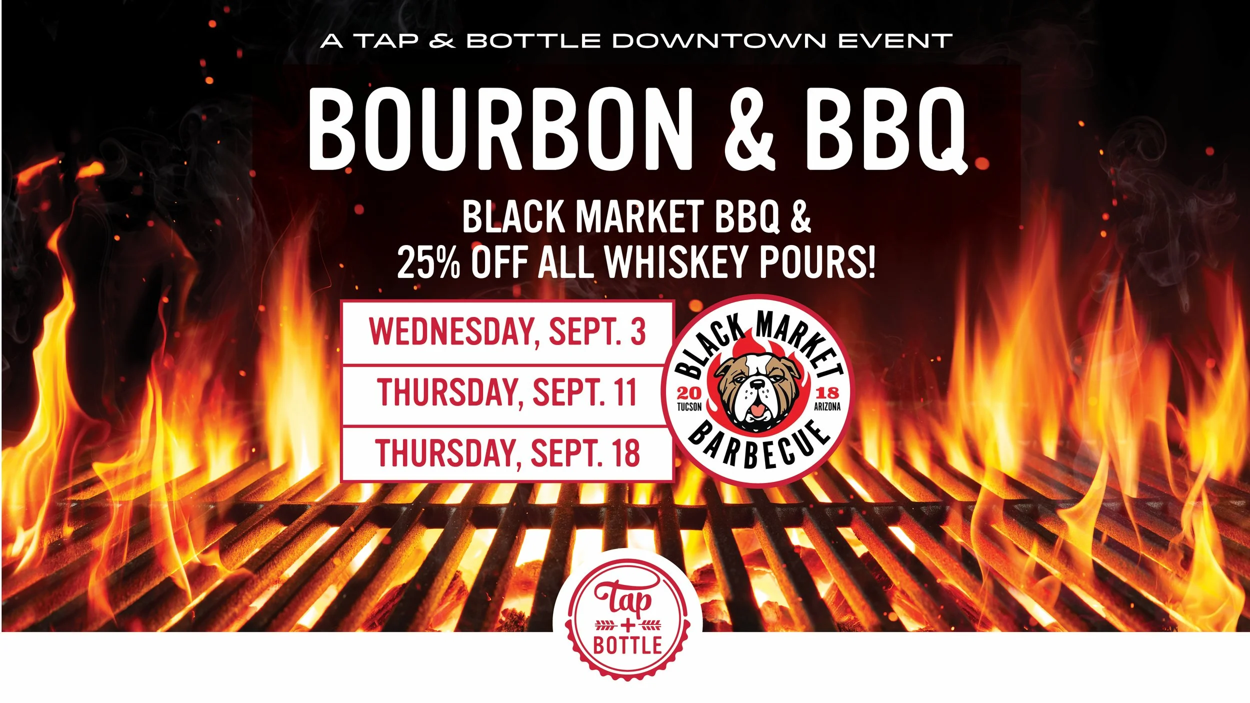 Bourbon & BBQ at T&B Downtown!