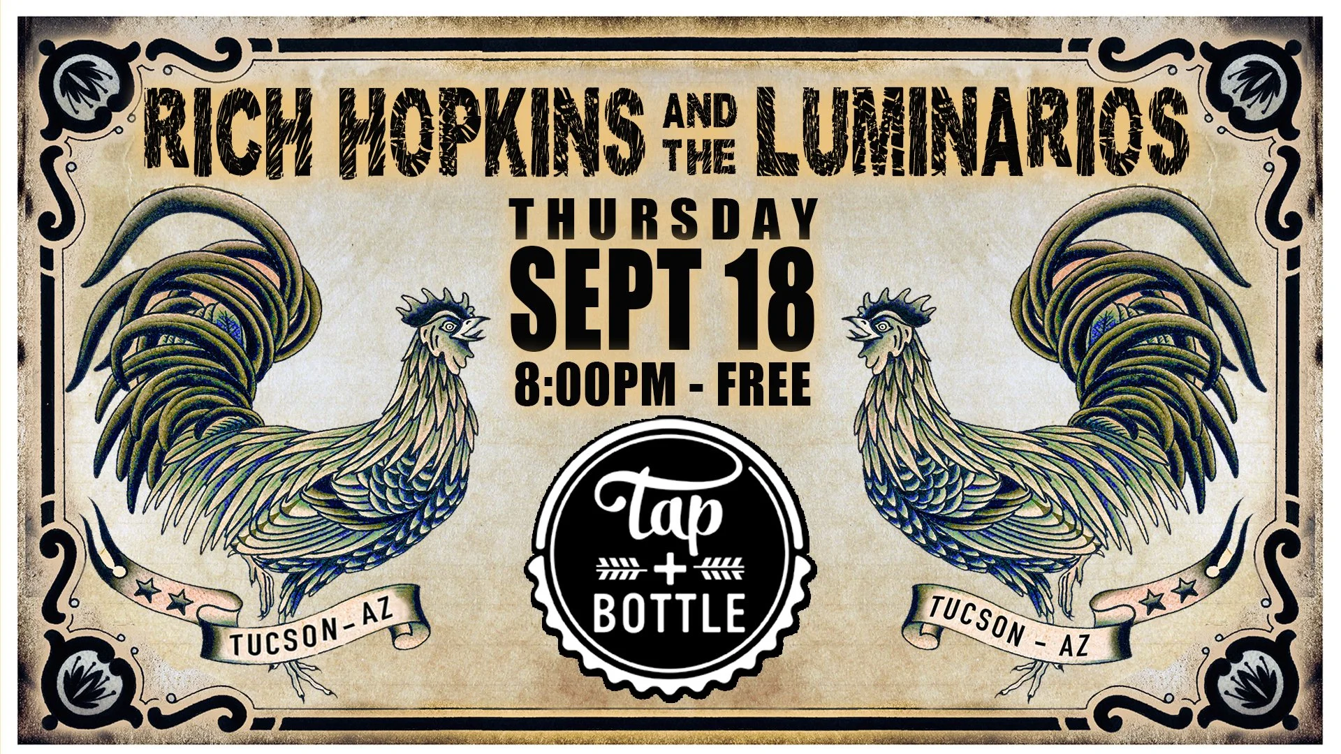 Rich Hopkins and the Luminarios - Live & FREE at T&B Downtown!