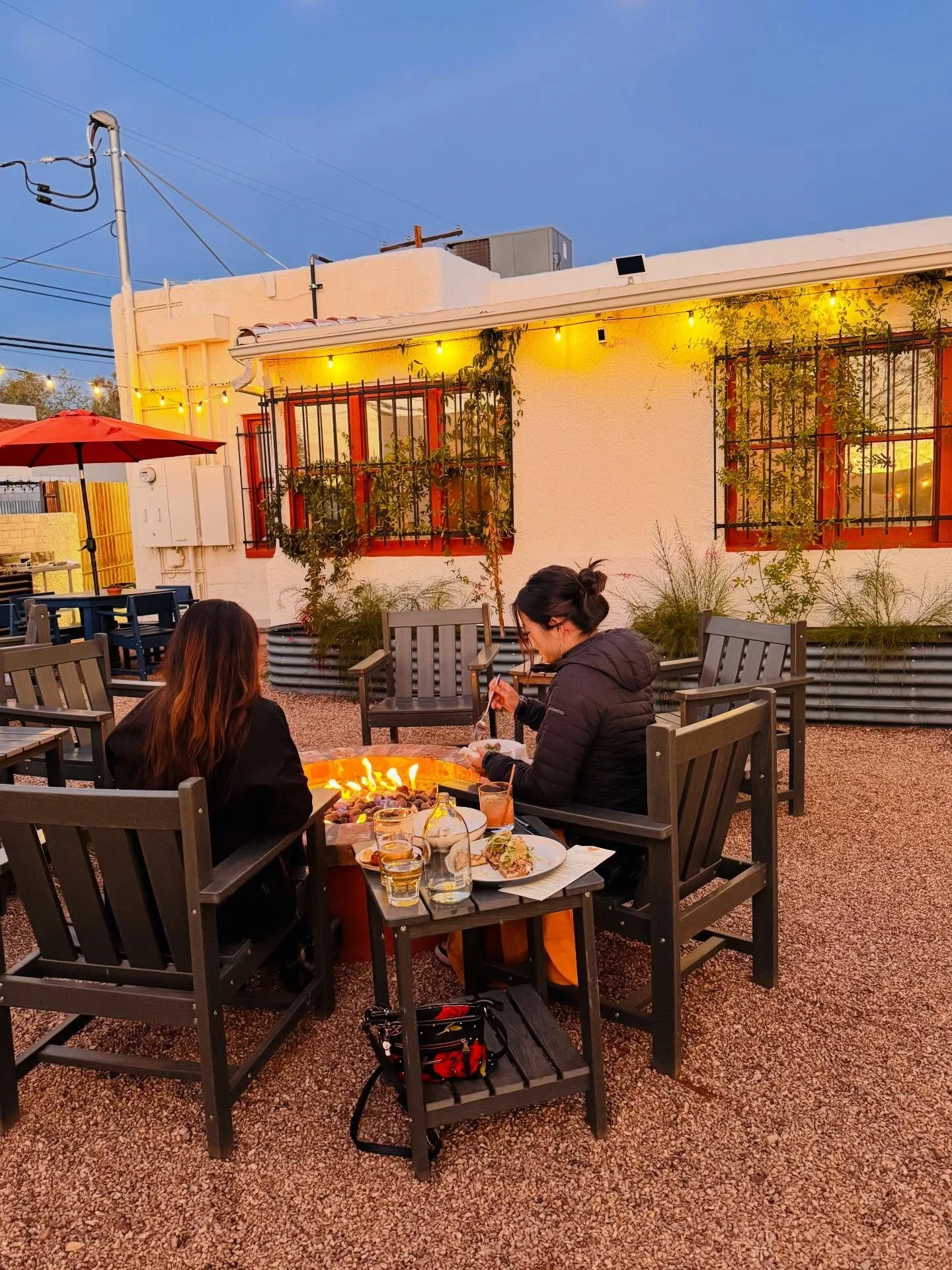 Are you an outside around the fire pit with a blanket person? Or an inside cozy and intimate person? Either way we have you covered! Come hang when us tonight for wine and dine and pick whichever is your pleasure! 

#TucsonWineBar #DrinkLocalTucson #