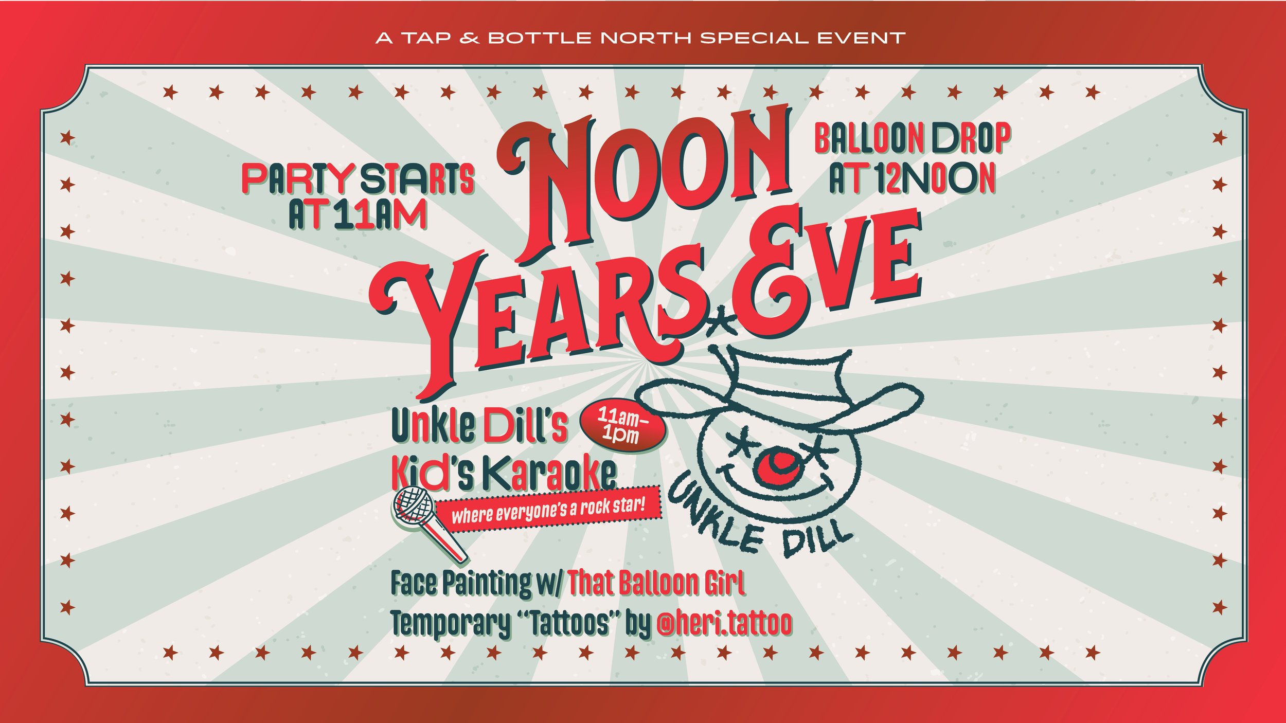 Noon Years Eve at T&B North!