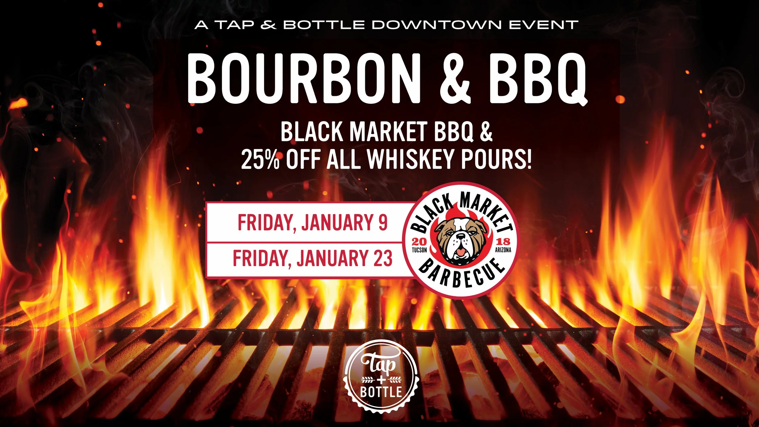 Bourbon &amp; BBQ at T&amp;B Downtown!