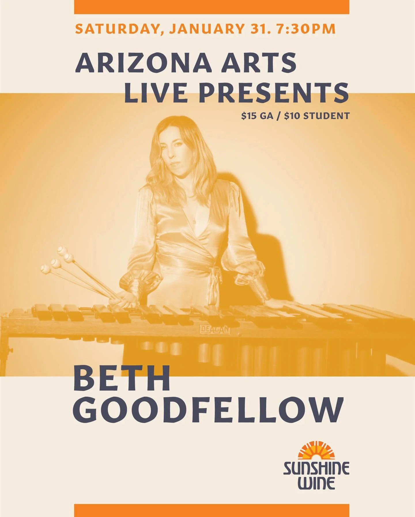 Join us next Saturday January 31st for live music presented by @arizonaartslive featuring the lovely @beth_goodfellow. We can&rsquo;t wait for yall to experience this on our patio! See you there. 

#TucsonWineBar #DrinkLocalTucson #SupportLocalAZ #Tu