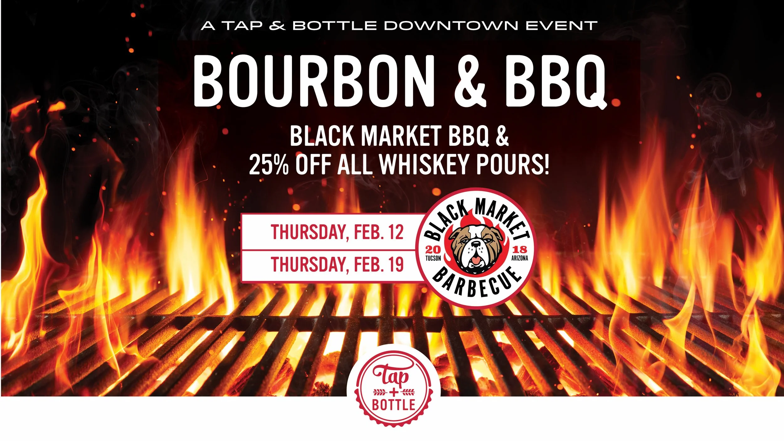 Bourbon &amp; BBQ at T&amp;B Downtown!
