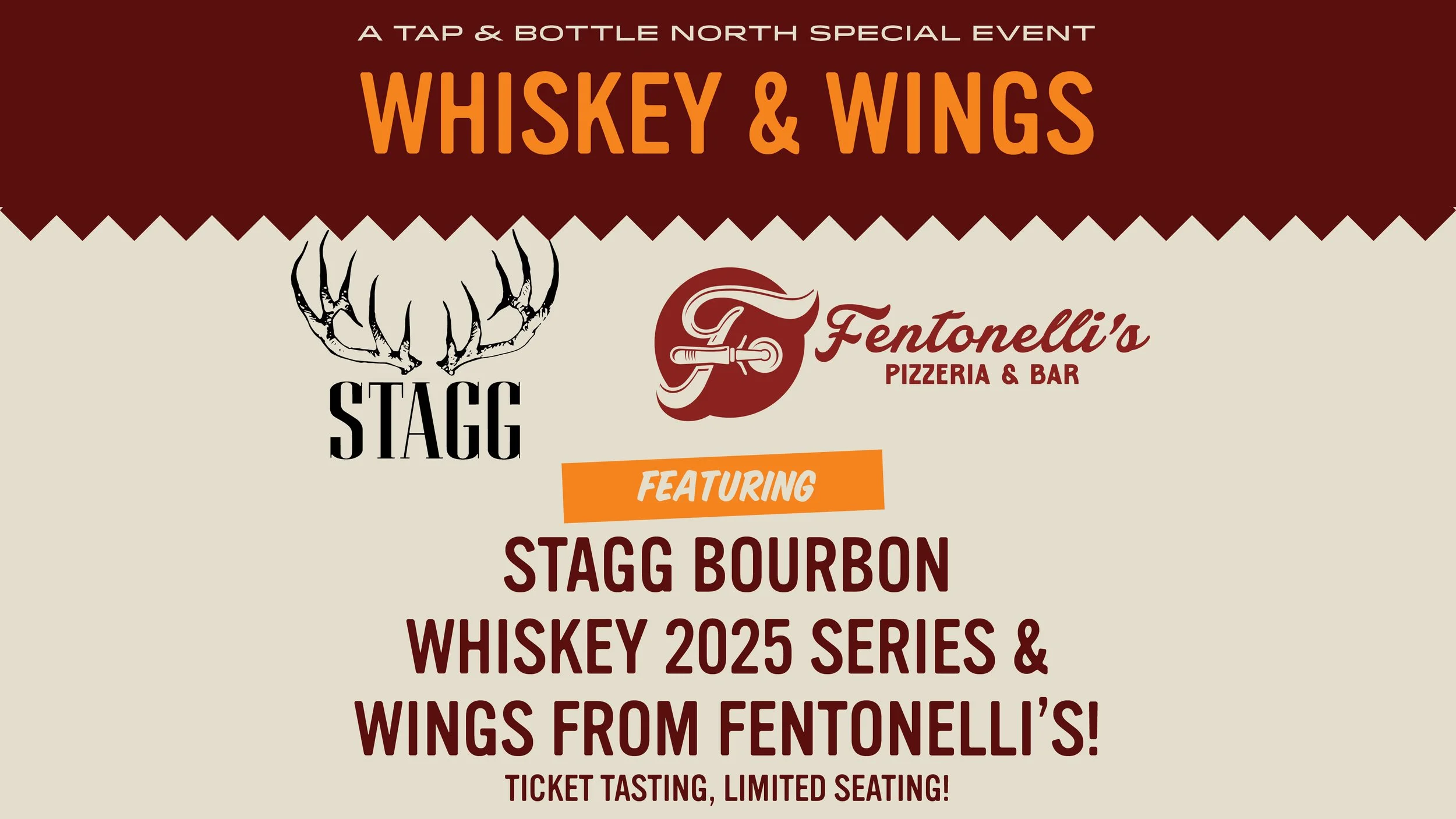 Whiskey and Wings Event at T&B North!