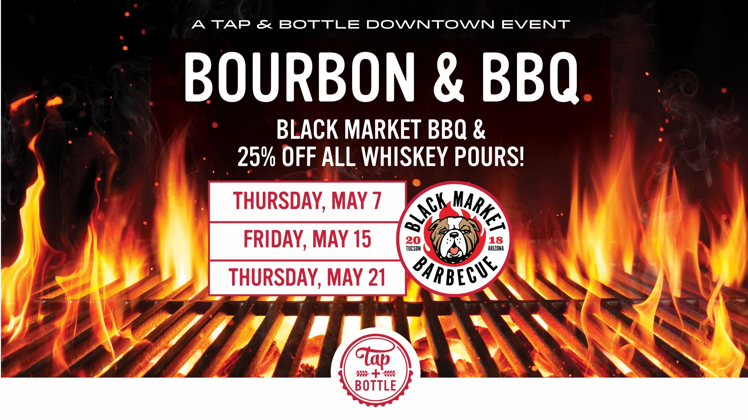 Bourbon &amp; BBQ at T&amp;B Downtown!