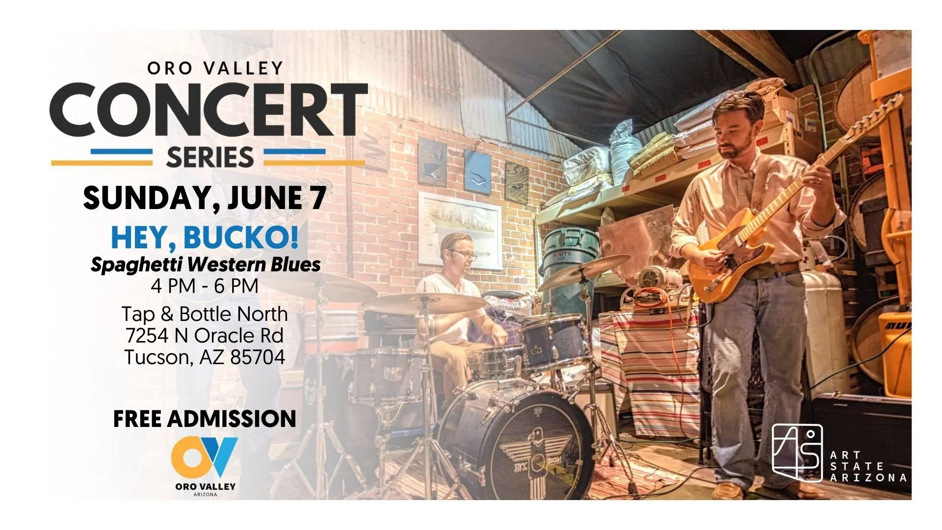 Hey, Bucko! - Live and Free Music at T&B North!