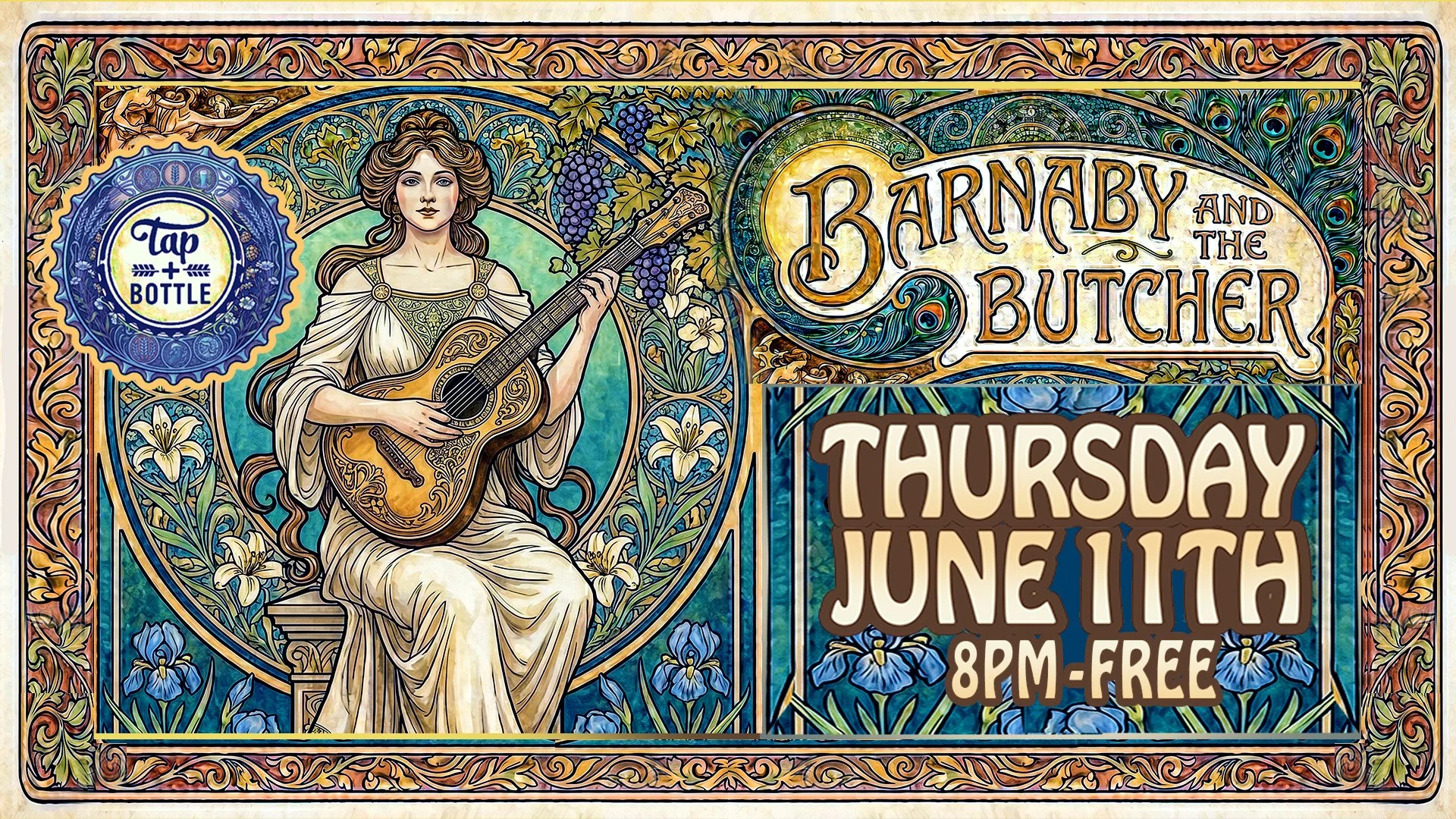Barnaby &amp; The Butcher - Live &amp; FREE at T&amp;B Downtown