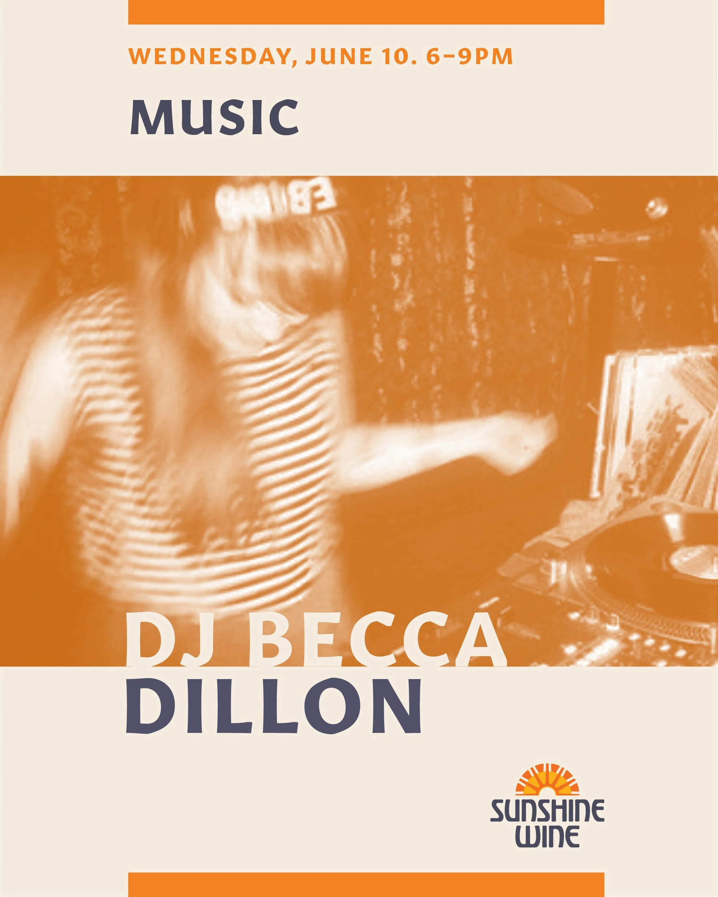 Come hang with us Wednesday June 10th for live music with DJ Becca Dillon! Music starts at 6pm and goes until 9pm! Wine and Dine also starts at 7pm and we have our anniversary week specials! Don&rsquo;t miss out. See you there. 

#TucsonWineBar #Drin