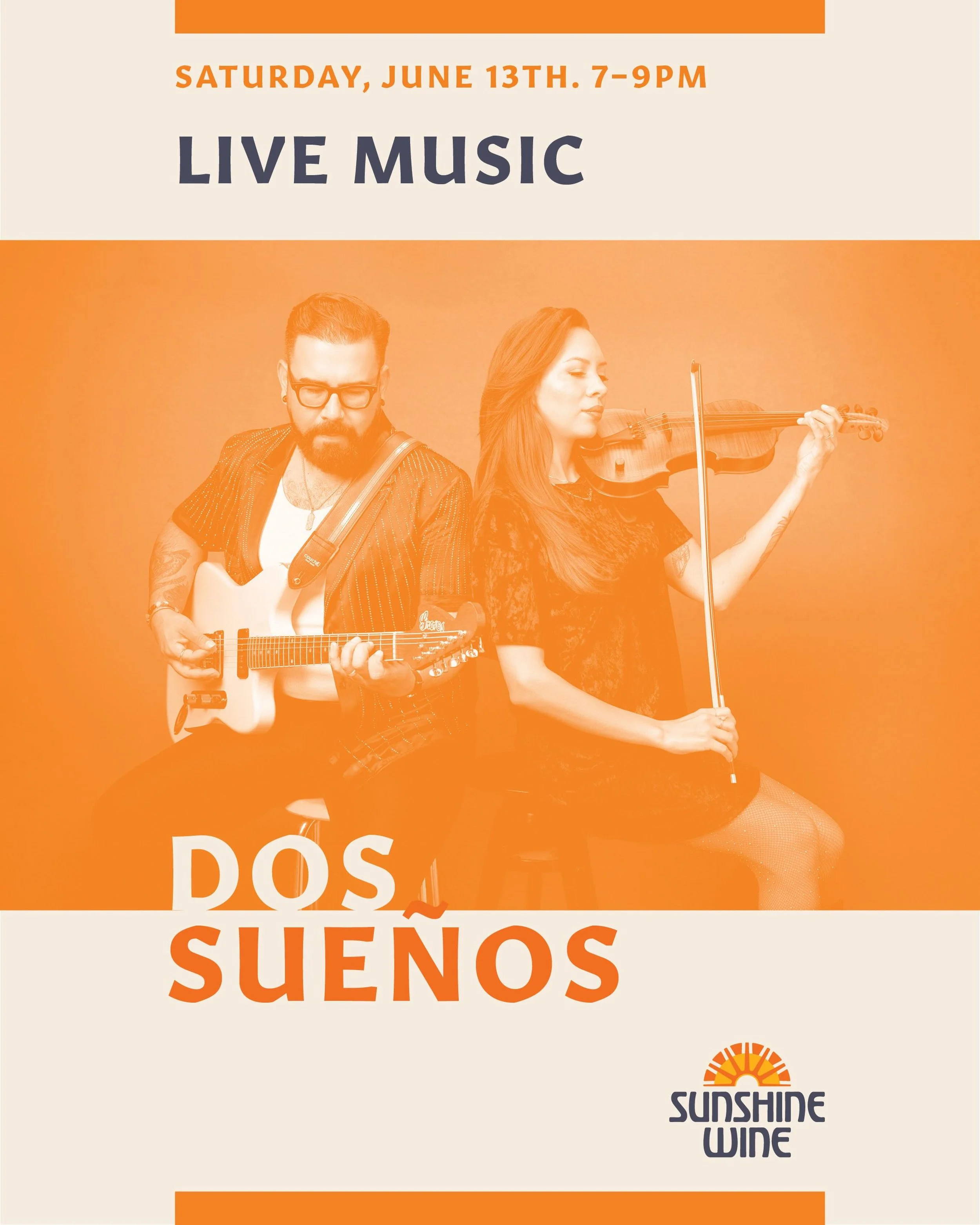 Our last event of our anniversary week is none other than @dos.suenos! They&rsquo;ll be playing on the patio from 7pm to 9pm! See you there. 

#TucsonWineBar #DrinkLocalTucson #SupportLocalAZ #TucsonEatsAndDrinks #AZWineScene