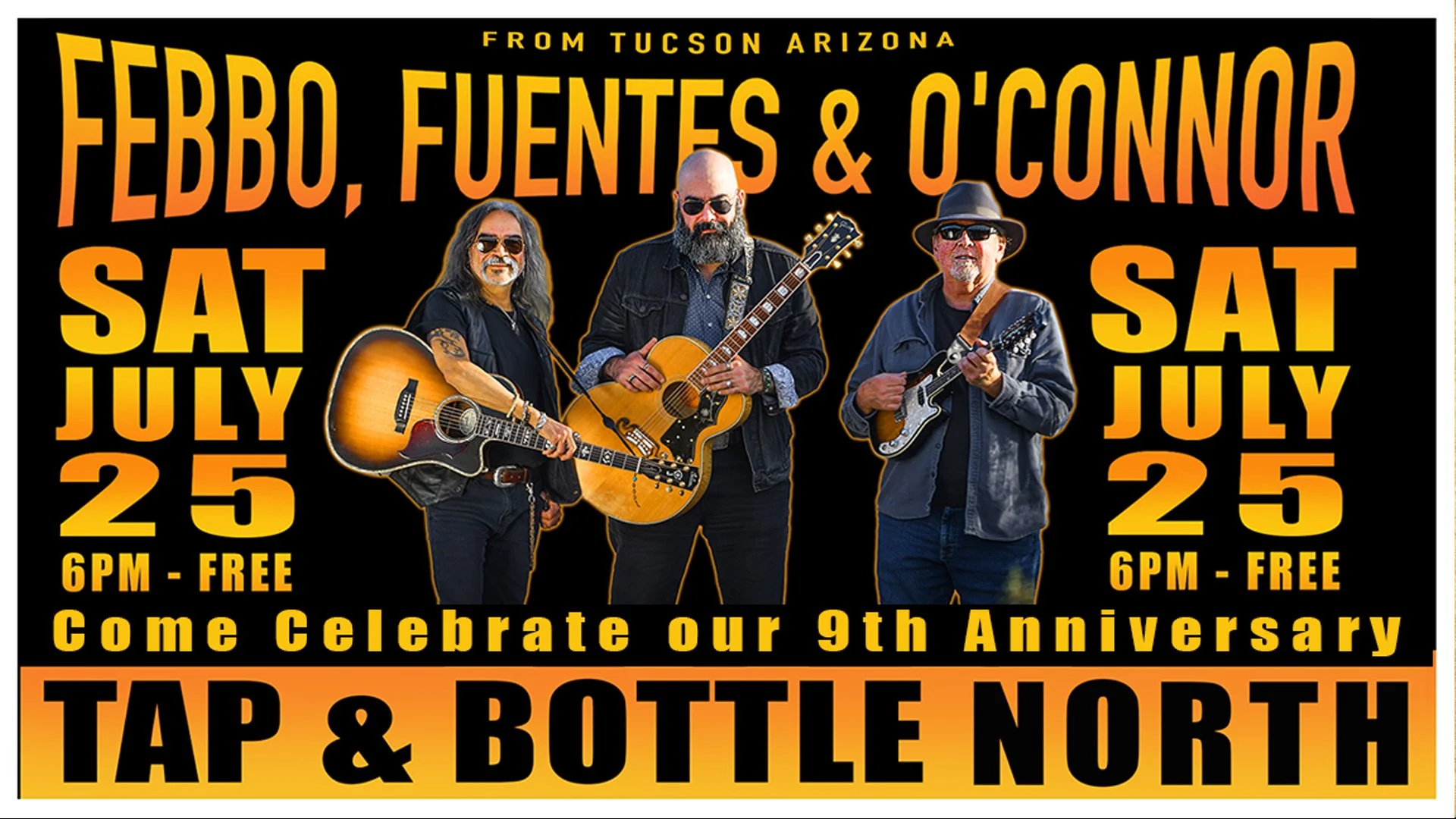 Febbo, Fuentes & O'Connor - Live & FREE for T&B North Anniversary!