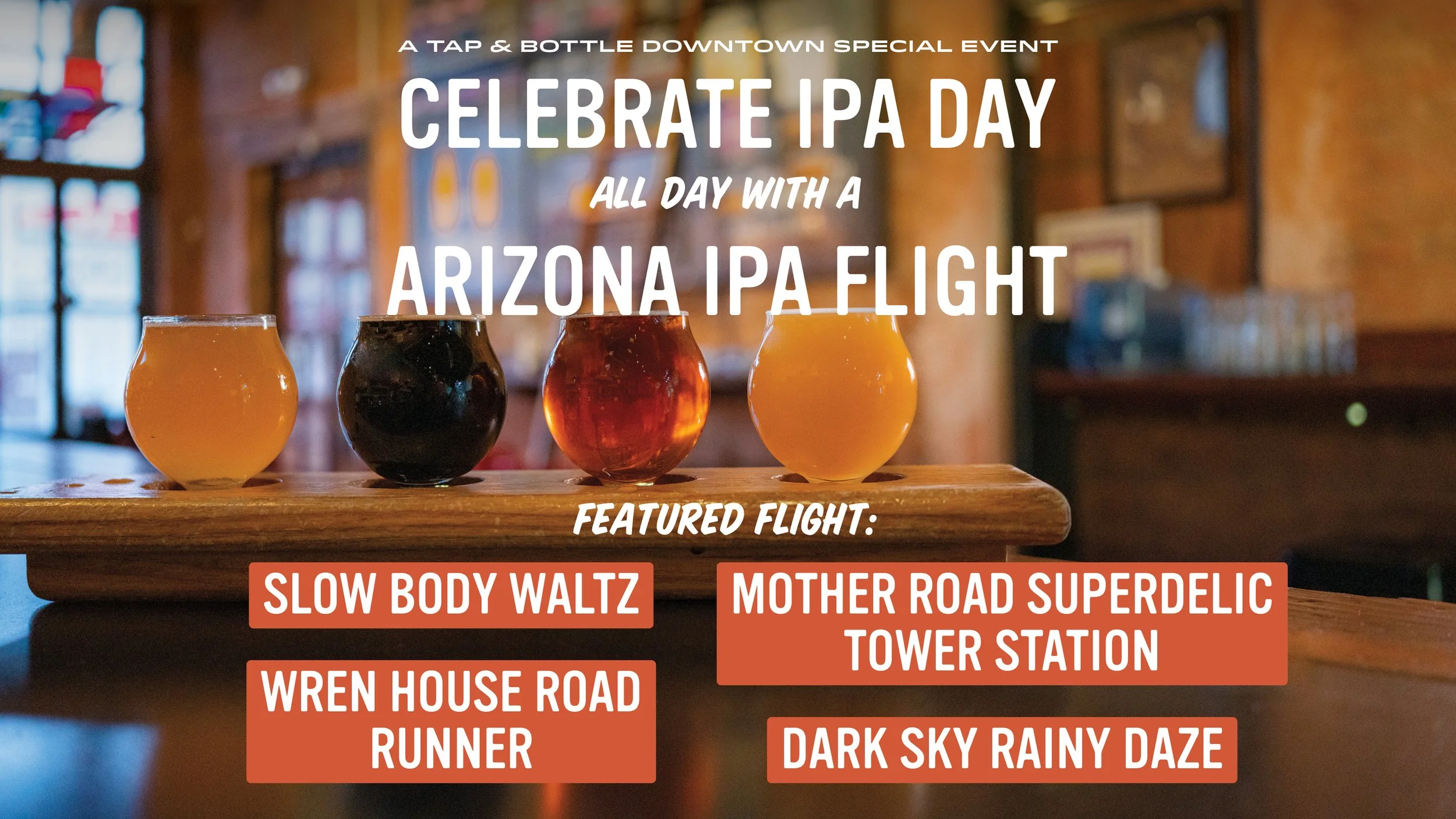 Celebrate IPA Day at T&B Downtown!