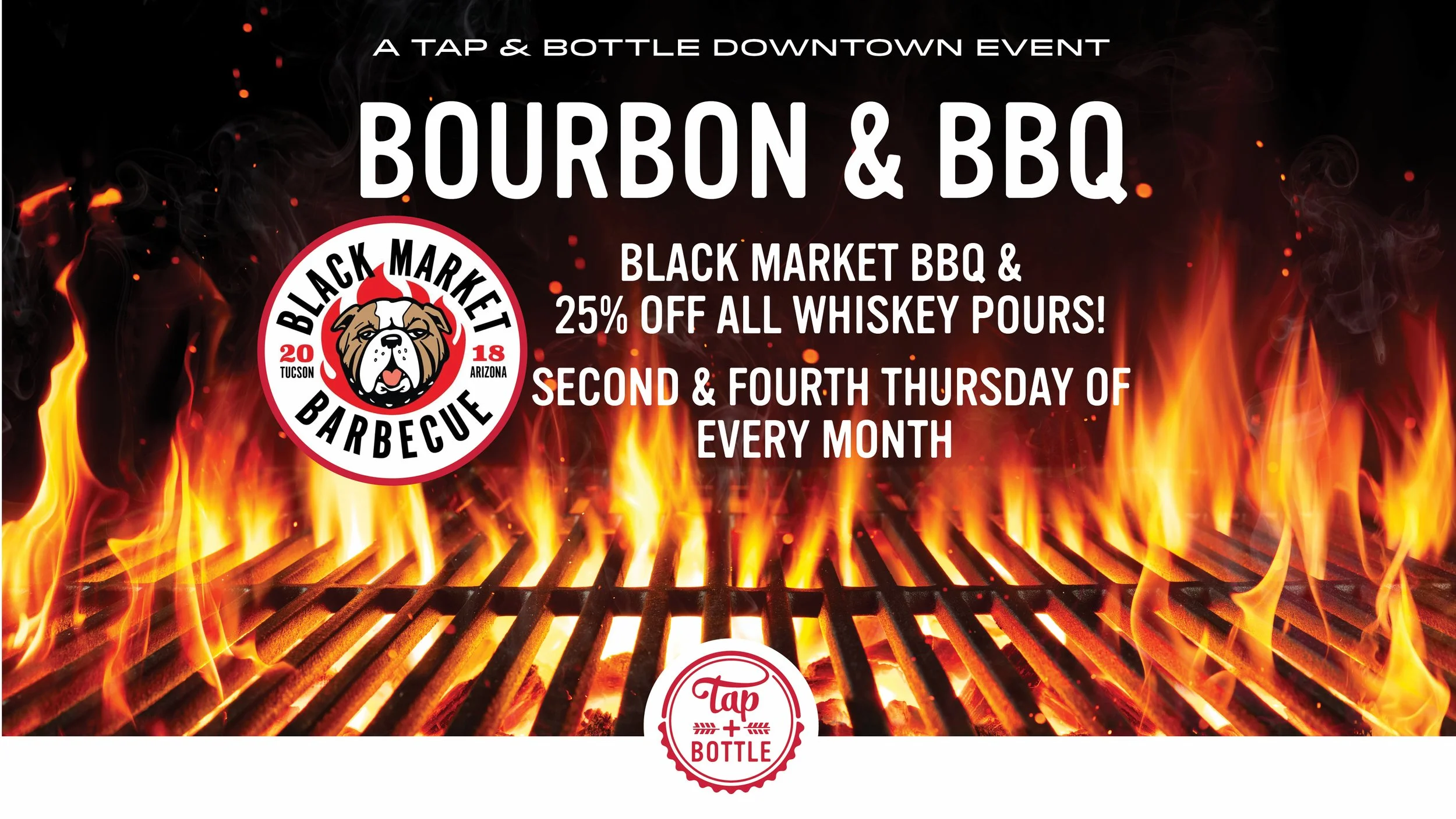 Bourbon &amp; BBQ at T&amp;B Downtown!