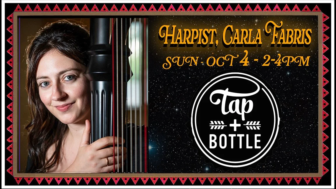 Live Harp Music w/ Carla Fabris at T&B Downtown! 