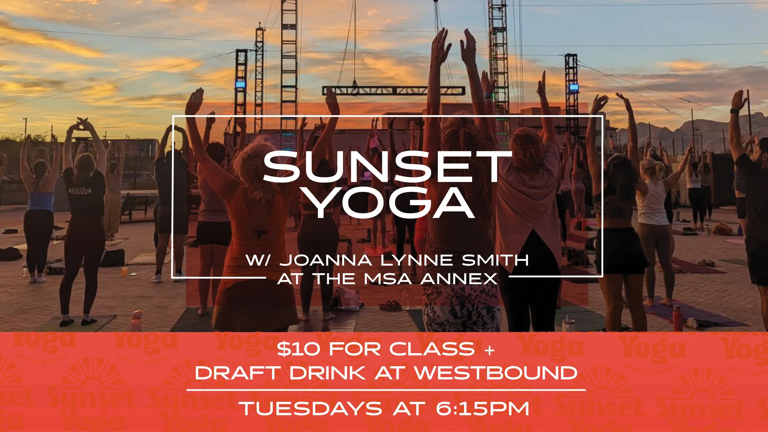 Sunset Yoga at MSA Annex!