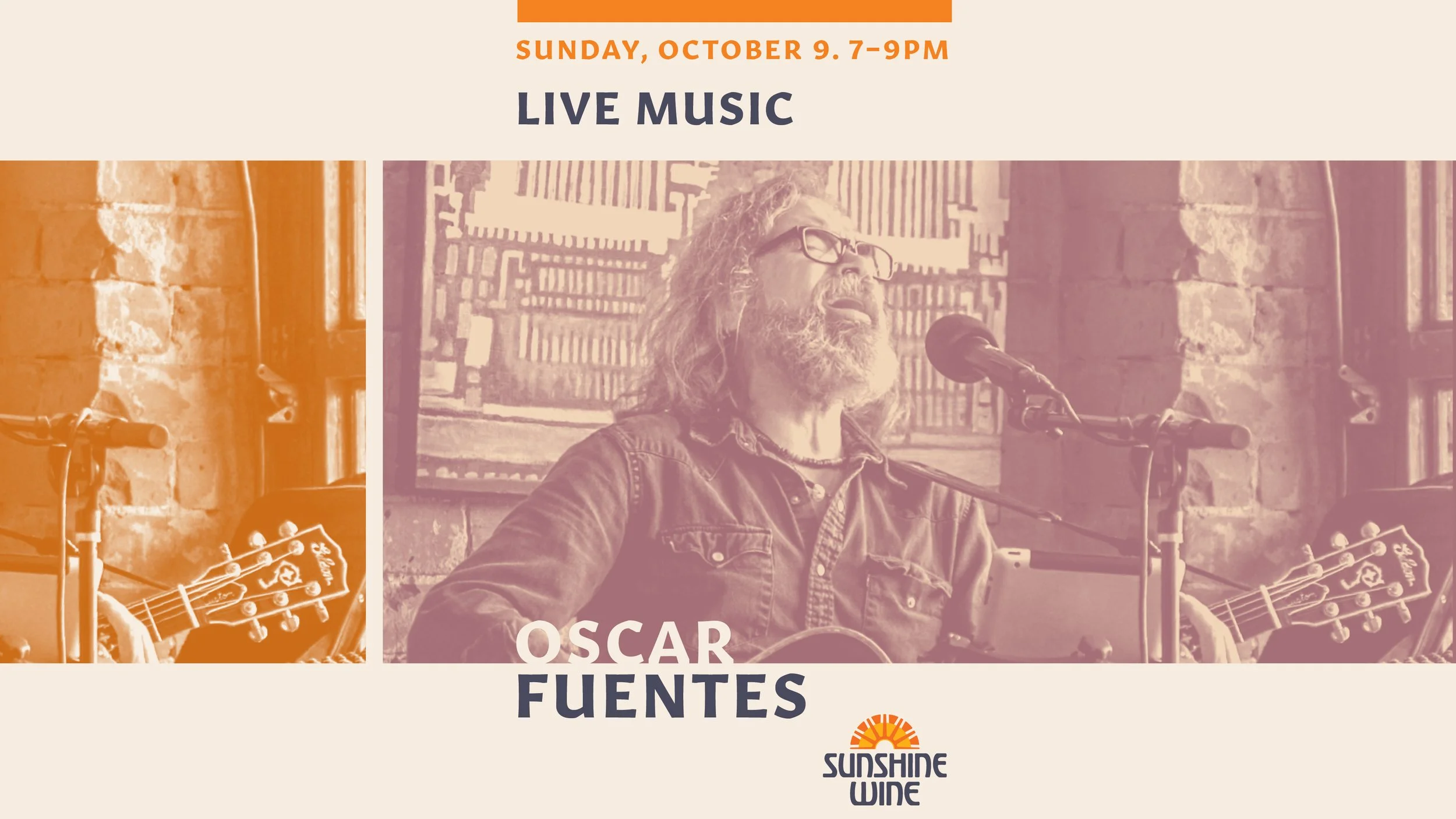 Live Music w/ Oscar Fuentes at Sunshine Wine