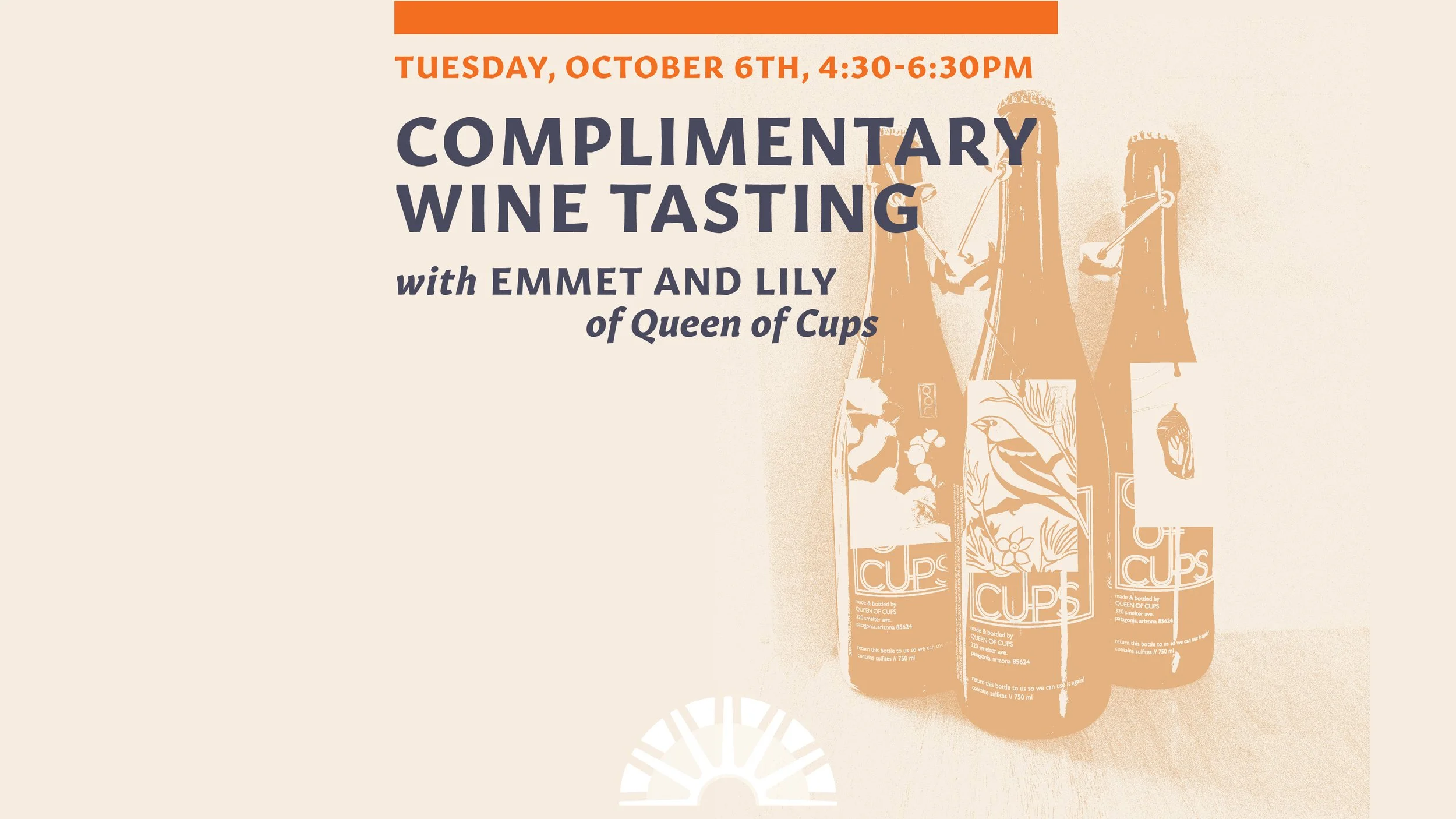 Complimentary Wine Tastings w/ Queen of Cups at Sunshine WIne