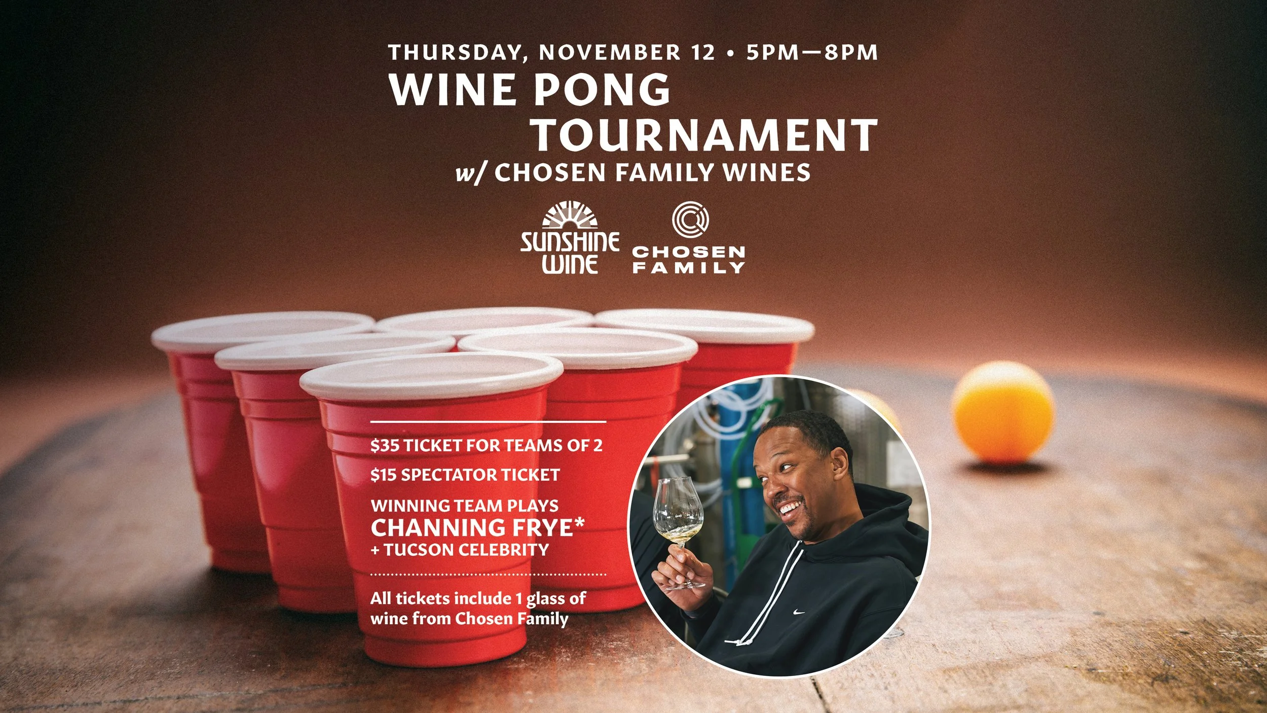 Wine Pong w/ Chosen Family! 