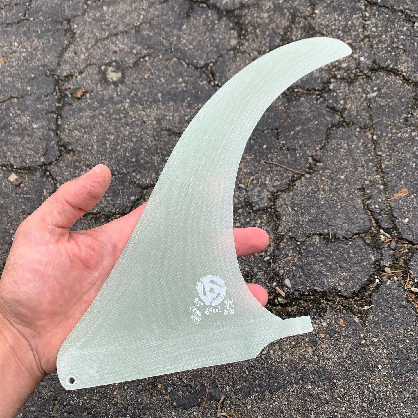 #500

This 9.5&rdquo; Crypt Key will be available along with many other fins soon via @adam.mar. #beniceordie