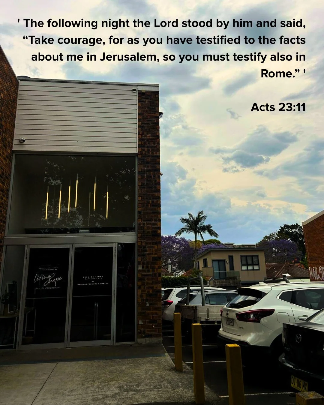 This Sunday the 26th October Ps Nuno Viveiros will be preaching from Acts 22:1-30 continuing the series &quot; Growing Together in Christ&quot;, then straight afterwards we will be having a feast! Bring a plate to share with everyone &amp; be part of