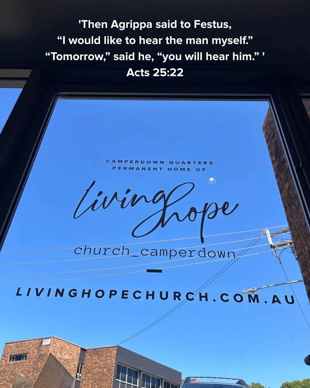 This Sunday the  9th of November we continue our series &quot; Growing Together in Christ&quot;. John Encina will be preaching from Acts 25:1-27 &amp; then afterwards we will be having a BBQ. So come enjoy the company, soak in the worship, listen to 