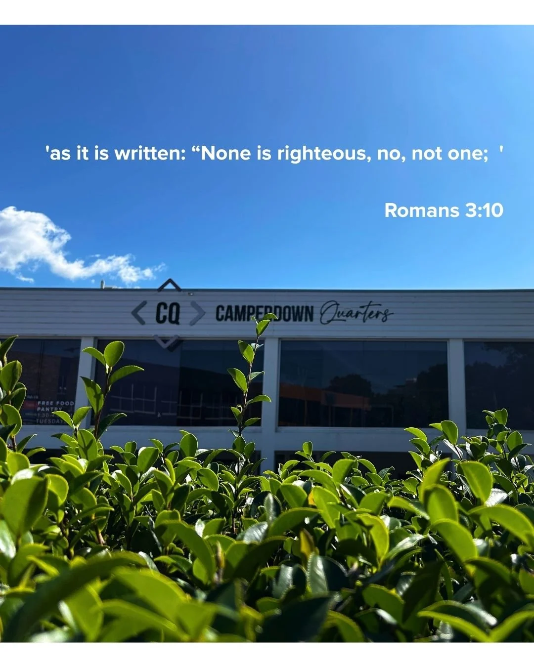 Tomorrow Sunday 29th of March Athena Cladis will be continuing our series going through the book of Romans. The series is called 'Transformed in Christ' and it has been very meaty. It doesn't look like that is going to change. 
Straight after the ser