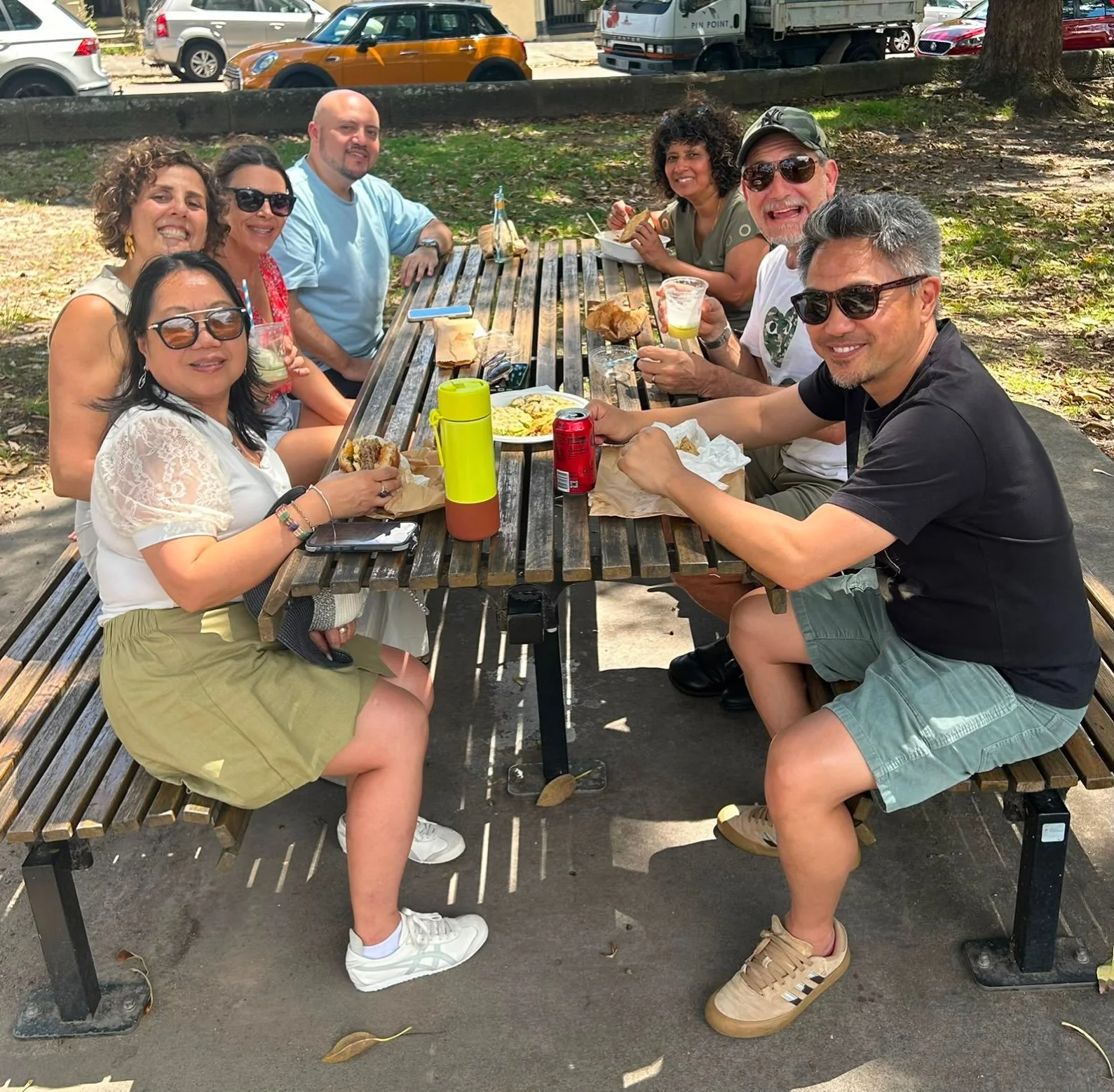 A beautiful, sunny day, a picnic in the park, delicious food, fun games, and wonderful company! 

What more could we ask for? ❤️ Soaking up the sunshine, enjoying precious moments together, and thanking God for the simple blessings of life.