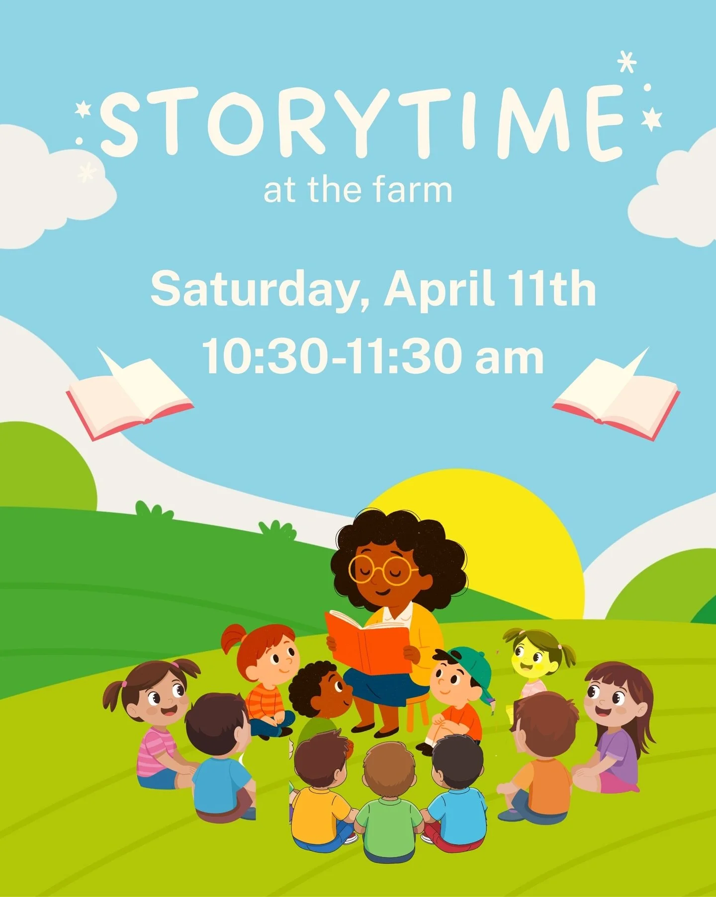 Join us for Story Time (+activity) at the farm this Saturday from 10:30-11:30am. Enjoy the day outside with your little one(s). All are welcome. No sign up required. Share with your friends 📚

200 W Taylor Street 

 #storytime #bayareakidsactivities